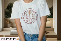 Christmas Christian SVG PNG T-shirt Design Product Image 3