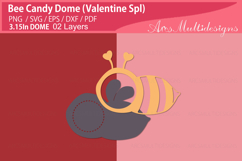 valentines bee candy dome Product Image 3