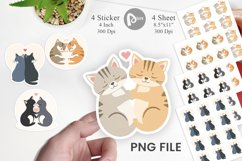 Sticker Love Cat Product Image 1