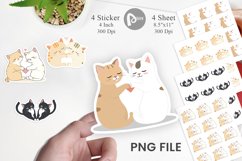 Sticker Love Cat Product Image 1