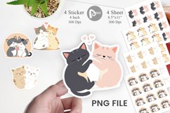 Sticker Love Cat Product Image 1