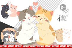 Clipart Love Cat Product Image 1