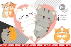 Clipart Love Cat Product Image 1