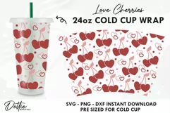 I Love You No Gap Starbucks Wrap SVG | 24oz Cold Cup Vector Product Image 1