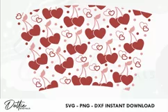 I Love You No Gap Starbucks Wrap SVG | 24oz Cold Cup Vector Product Image 2