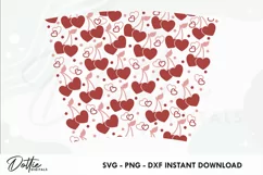 I Love You Cherry Much Starbucks No Gap 24oz Acrylic Tumbler Product Image 2