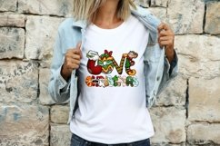 Christmas png Love christmas sublimation design Hand drawn Product Image 2