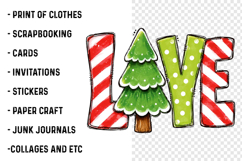 Love Christmas Sublimation PNG Product Image 4