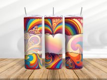 Valentine tumbler wrap | sublimation designs | wrap png Product Image 3