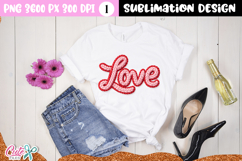 Crochet valentine Sublimation Design Bundle |DTF Transfer Product Image 3
