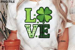 Love Cute Green St Patrick's Day Png Product Image 2