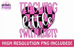 Teacher Valentine png, Valentine's Day Sublimation Design Product Image 2