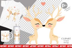 Clipart Love Deer Product Image 1