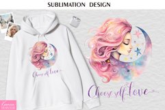 Choose Self-Love Sublimation| Motivational Quotes Tshirt Product Image 1
