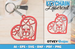 Love Dog Keychain | Laser Cut Pet Lover BUDNLES Product Image 5