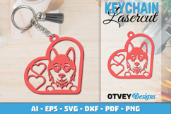 Love Dog Keychain | Laser Cut Pet Lover Product Image 1