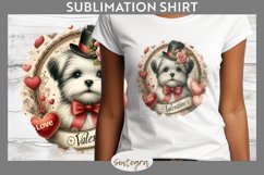 Love Dog v18 T-shirt Sublimation Product Image 1