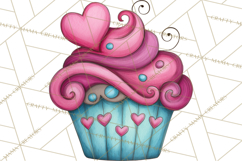 Whimsical Valentine Doodle Clipart Cute Love Sketches PNG Product Image 2