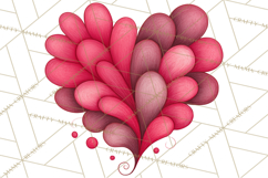 Whimsical Valentine Doodle Clipart Cute Love Sketches PNG Product Image 3