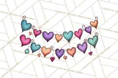 Whimsical Valentine Doodle Clipart Cute Love Sketches PNG Product Image 3
