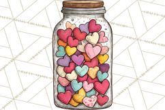 Whimsical Valentine Doodle Clipart Cute Love Sketches PNG Product Image 4