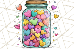 Whimsical Valentine Doodle Clipart Cute Love Sketches PNG Product Image 5