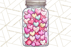 Whimsical Valentine Doodle Clipart Cute Love Sketches PNG Product Image 2