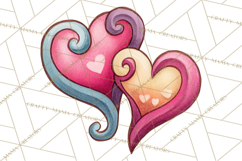 Whimsical Valentine Doodle Clipart Cute Love Sketches PNG Product Image 5