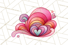 Whimsical Valentine Doodle Clipart Cute Love Sketches PNG Product Image 5