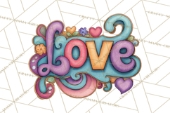 Whimsical Valentine Doodle Clipart Cute Love Sketches PNG Product Image 3