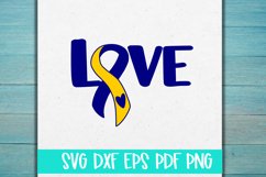 Love Down Syndrome SVG / Awareness SVG / Down Syndrome SVG Product Image 1