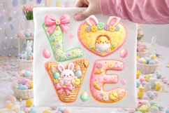Love Easter PNG, Happy Easter PNG, Easter Bunny PNG Product Image 2