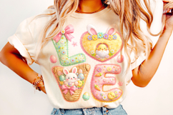 Love Easter PNG, Happy Easter PNG, Easter Bunny PNG Product Image 4