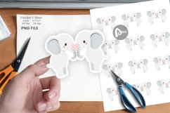 Sticker Love Elephant Product Image 1