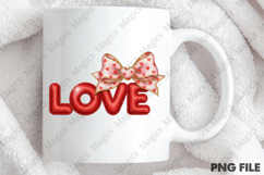 Love Embroidery PNG, Valentine's Day PNG Product Image 4