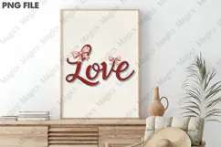 Love Embroidery PNG, Valentine's Day PNG Product Image 3