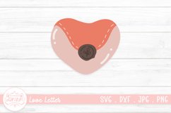 Love Letter Clipart Sticker | Valentine Clipart Sticker Product Image 1