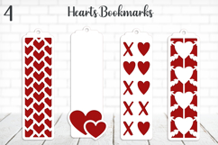 Valentines Day bookmark svg, Heart gift tags laser cut Product Image 1