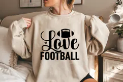 Love Football SVG | American Football SVG Product Image 2