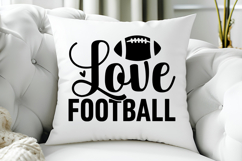 Love Football SVG | American Football SVG Product Image 5