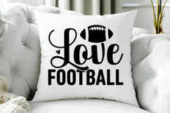 Love Football SVG | American Football SVG Product Image 5