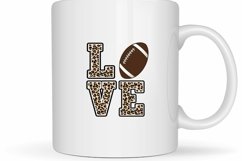 LOVE Football PNG I Sublimation PNG I Football Mom PNG Product Image 3