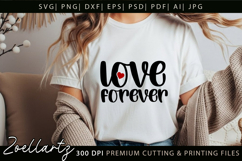 Valentine's Day SVG PNG EPS DXF Love Heart SVG for Cricut Product Image 2