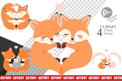 Clipart Love Fox Product Image 1