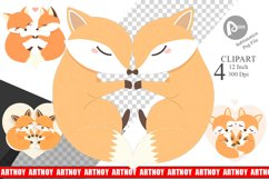 Clipart Love Fox Product Image 1