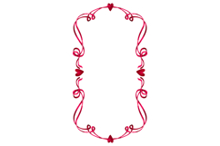 Valentine Love Day Vintage Ribbon Frames Trendy Product Image 3