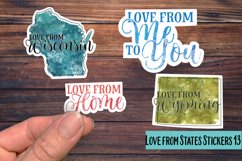Love from States 13 PNG Sticker Pack Product Image 1