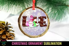 Love Gnome Christmas Ornament Sublimation I Holiday PNG