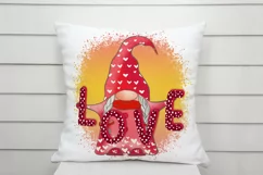 Valentines gnome sublimation design, Valentines gnome t shirt design, Valentines gnome PNG, Valentines day png, love gnomes PNG.