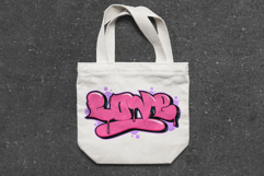 Love - Graffiti Bubble Typography SVG PNG EPS PDF Street Art Product Image 4